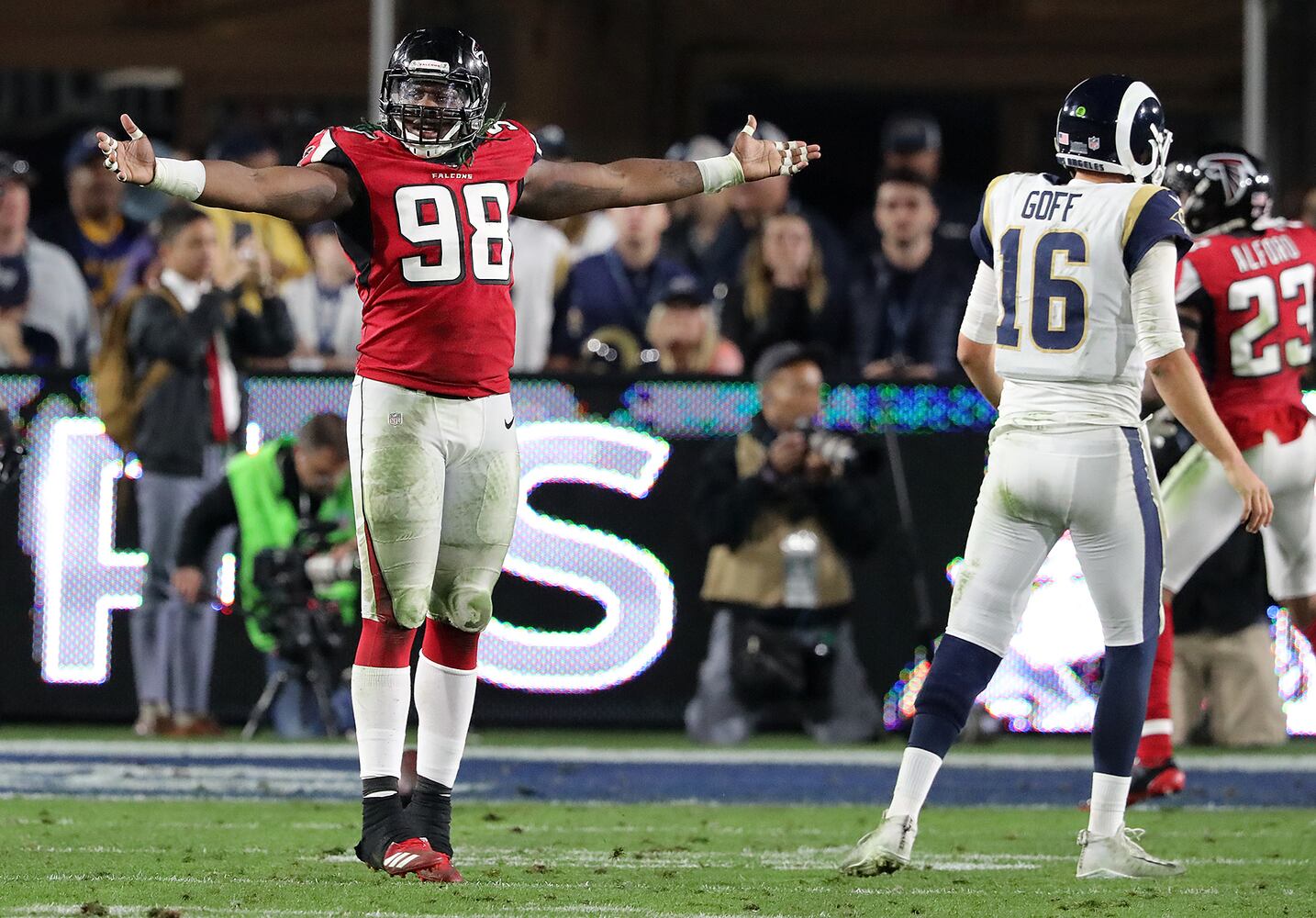 Photos: Falcons tackle the Rams in NFL playoffs