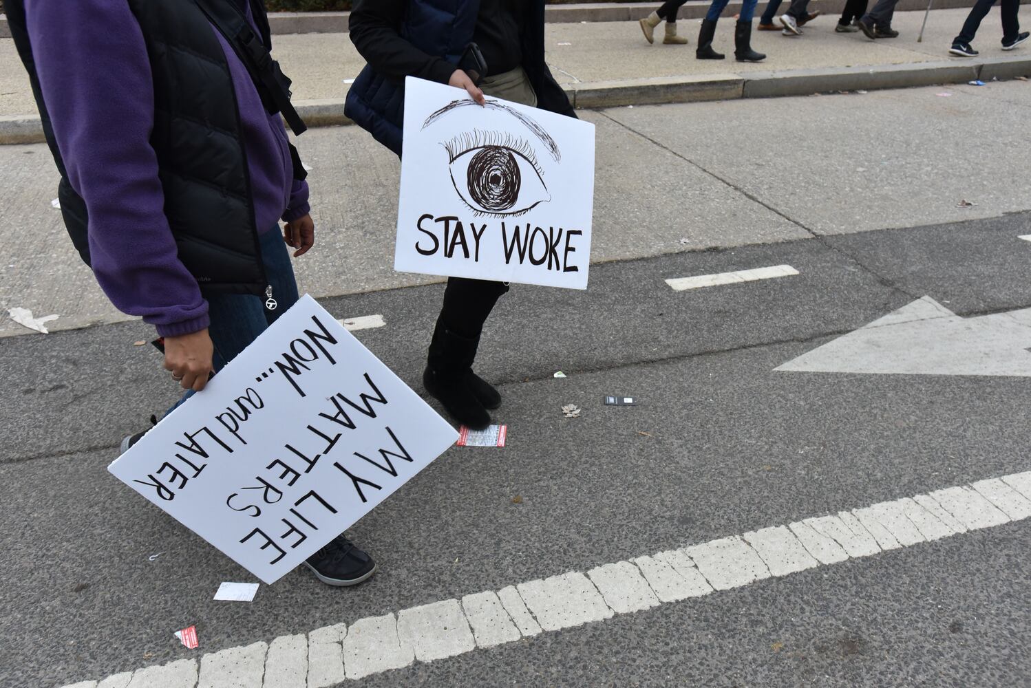 Signs of the times at Women's March in D.C.