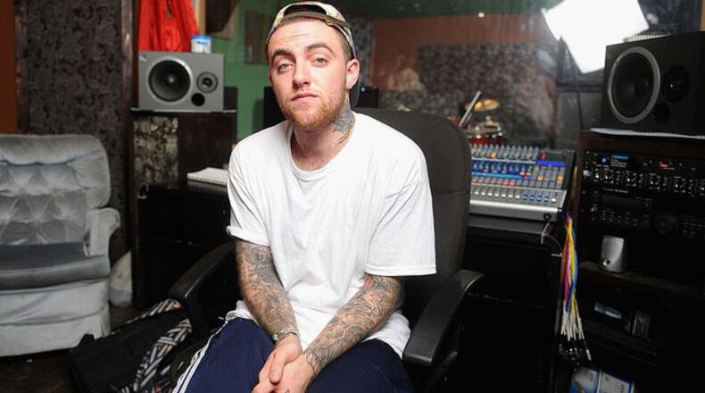 Mac Miller pictured in July 2013. Miller died Sept. 7, 2018. A third person, alleged to be a drug dealer, has been arrested in connection with Millers death.