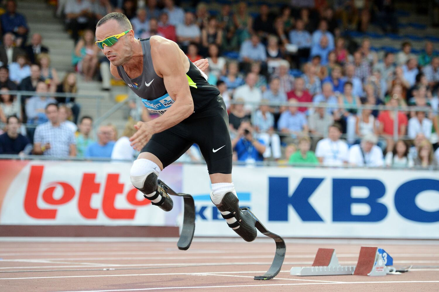 The Paralympic superstar was charged Feb. 14, 2013, with the murder of his girlfriend, who was shot inside his home in South Africa.