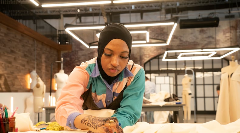 PROJECT RUNWAY -- "Blast Off" Episode 1801 -- Pictured: Asma Young -- (Photo by: Barbara Nitke/Bravo)