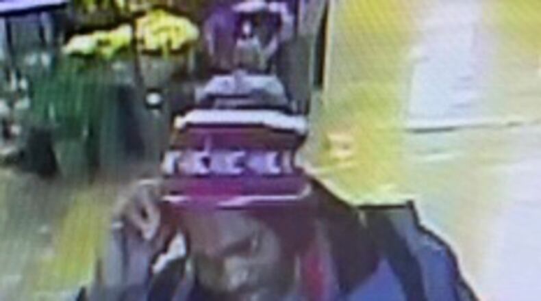A man in a blue jumpsuit is wanted by Fayetteville police regarding a Dec. 23 robbery. Courtesy City of Fayetteville