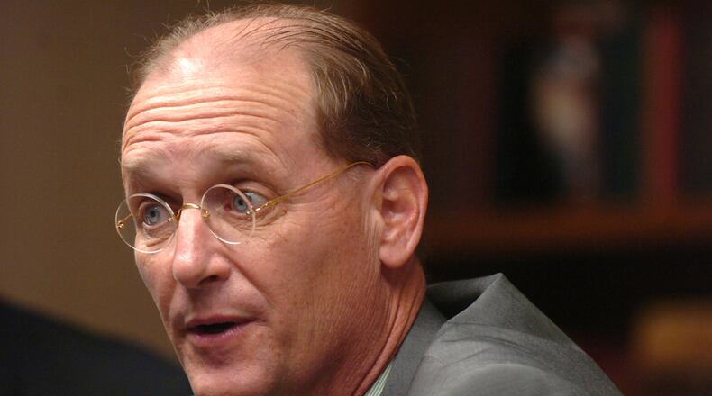 090429 ATLANTA Six months into consummation of Delta's merger with Northwest, Delta's CEO Richard Anderson extols the progress made, but its an unfinished job (they still need federal approval to combine flight operations, maintenance, schedules, etc.) and faces big issues ahead, including labor issues, swine flu, battles to keep Northwest frequent flyers and the blustery battle to win favorable terms in a new lease deal with the city of Atlanta. KENT D. JOHNSON / kdjohnson@AJC.COM Delta CEO Richard Anderson. Kent Johnson, kdjohnson@ajc.com