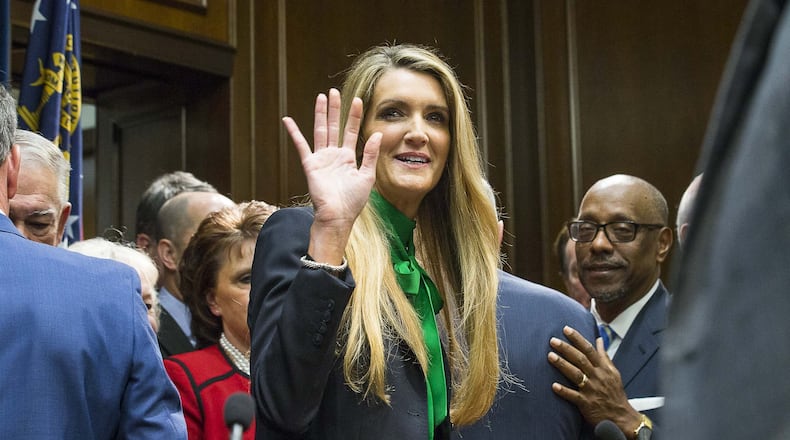 Intercontinental Exchange, where Kelly Loeffler was a senior executive and where her husband is the top executive, has spent more than $17 million lobbying Congress and federal agencies since 2002. Loeffler, who will become Georgia’s next U.S. senator in January, could face votes in the coming year that would have a great impact on the financial industry. (ALYSSA POINTER/ALYSSA.POINTER@AJC.COM)