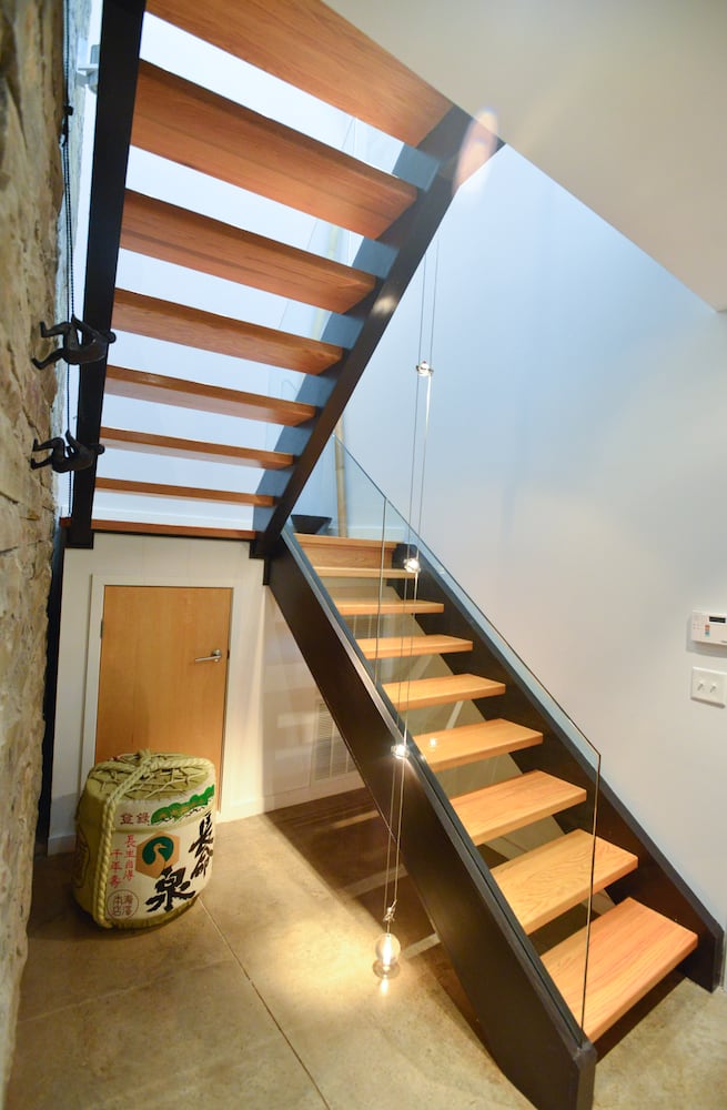 Wooden stairs