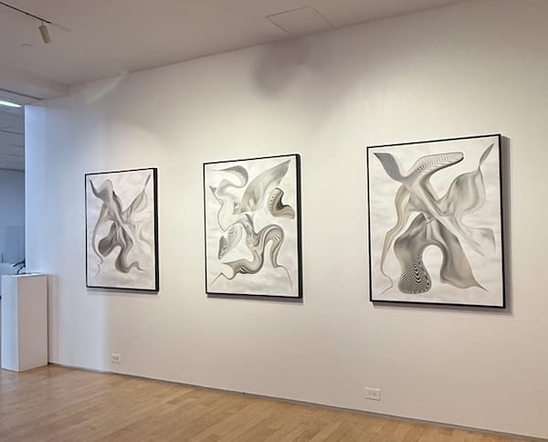 Billy Clifton-Strawn's abstract digital art is on view through June 30 at Gallery 72 in downtown Atlanta in the two-person exhibit (with Callahan McDonough) “Digital Duet.” (Courtesy of David Clifton-Strawn)