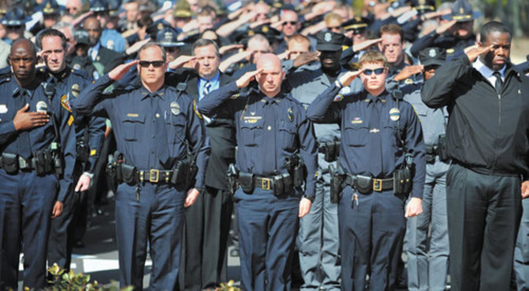 Funeral for Lt. Mike Vogt