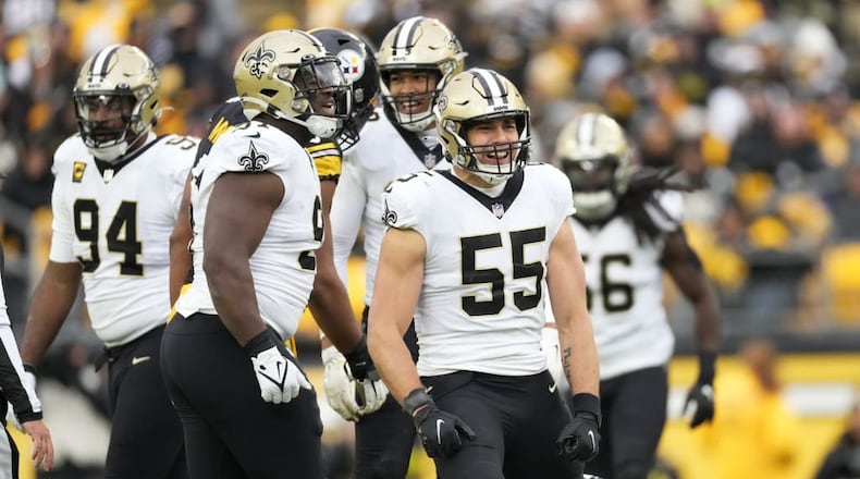 Linebacker Kaden Ellis took over for the injured Pete Werner last season after overcoming an torn Achilles and being a reserve for three seasons.