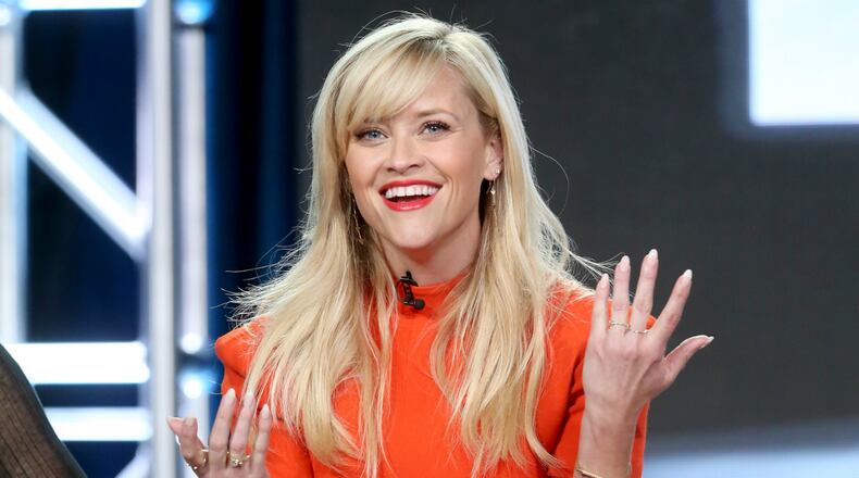 Executive producer/actress Reese Witherspoon of the series 'Big Little Lies' speaks onstage during the HBO portion of the 2017 Winter Television Critics Association Press Tour at the Langham Hotel on January 14, 2017 in Pasadena, California.