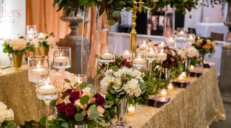 The Georgia Bridal Show, happening Sunday, Jan. 5, at Cobb Galleria Centre, hosts vendors for everything engaged couples will need for their wedding, reception and honeymoon, including table settings.