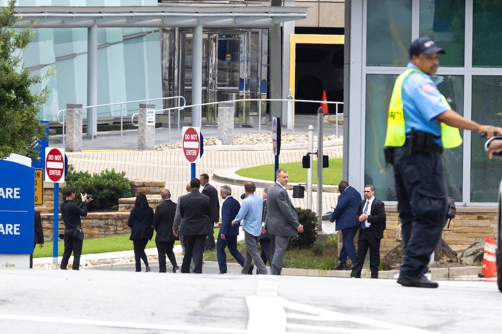 U.S. Health and Human Services Secretary Robert F. Kennedy Jr. visited the Centers for Disease Control and Prevention in Atlanta on Monday.