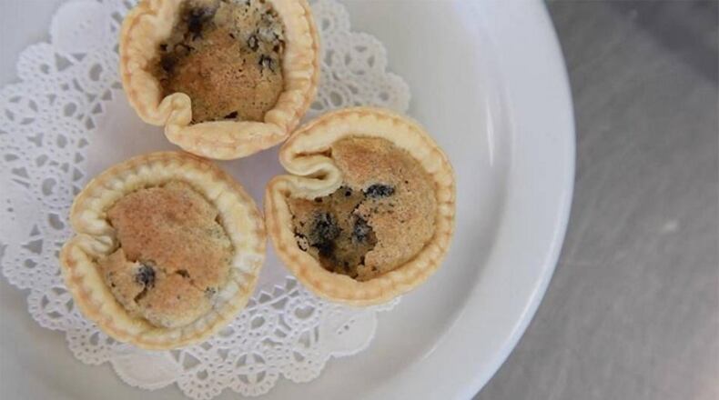Currant tarts are composed of an easy filling and an even easier crust. (Aleksandra Konstantinovic/Fresno Bee/TNS)