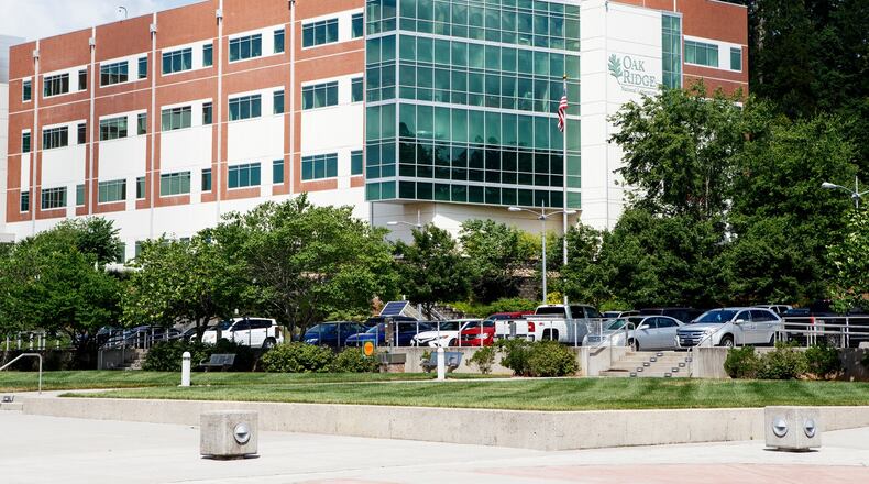 FILE - The Multiprogram Research Facility is seen at Oak Ridge National Laboratory, June 10, 2019, in Oak Ridge, Tenn. (C.B. Schmelter/Chattanooga Times Free Press via AP, File)