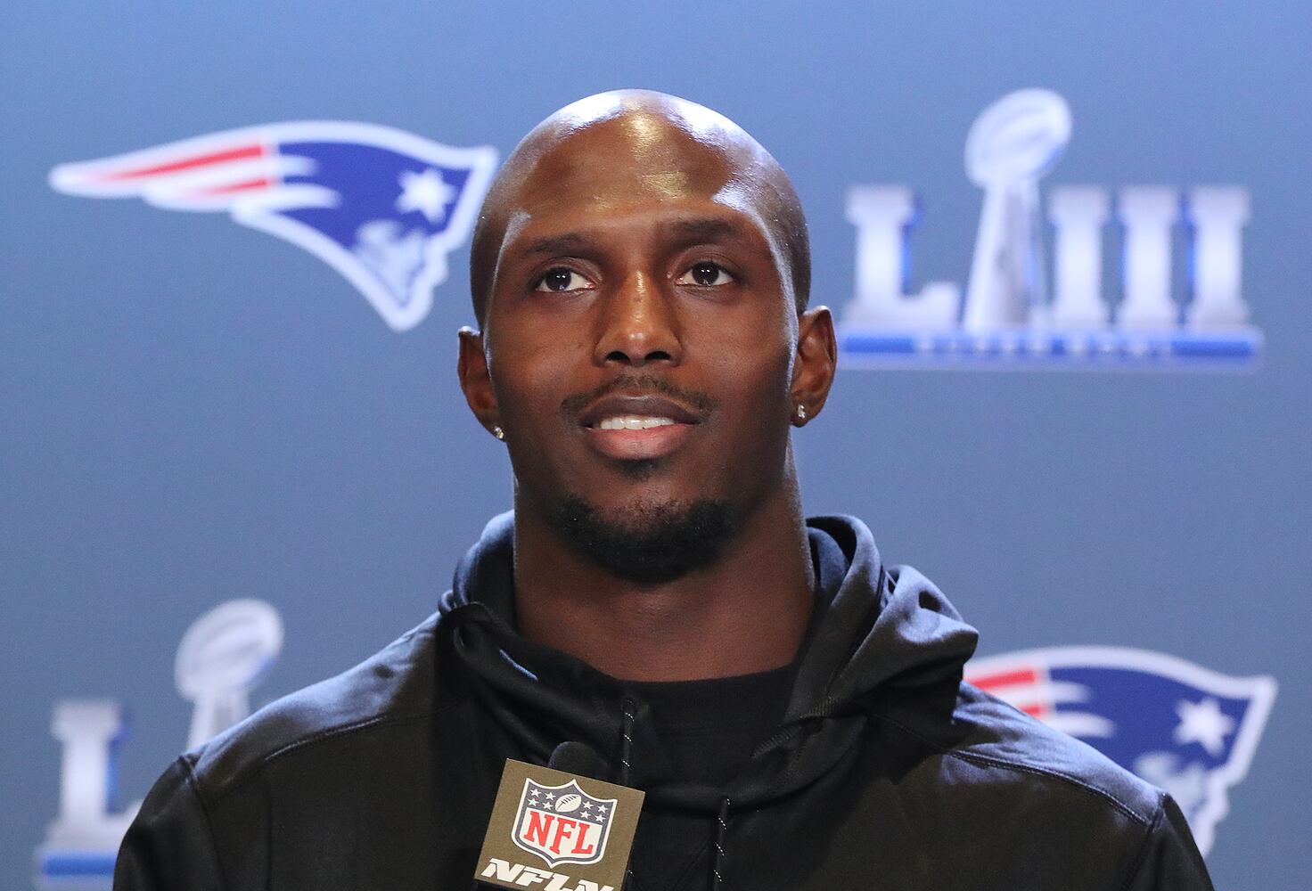 Photos: Players, coaches meet with media as Super Bowl week continues