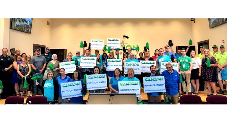 The public is invited to vote online for Canton in the “2019 America’s Main Streets” contest for a $25,000 prize. CITY OF CANTON