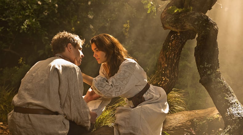 Max Irons and Samantha Barks star in “Bitter Harvest.” (Mark Tillie/Roadside Attractions)