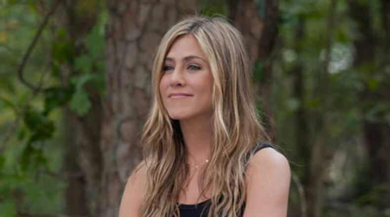Jennifer Aniston in a scene from the movie "Wanderlust." It filmed in north Georgia.