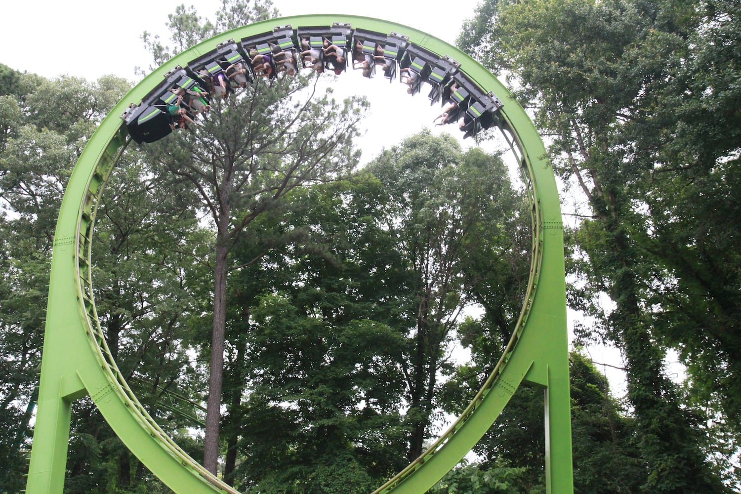 Six Flags Coasterthon on the Mind Bender