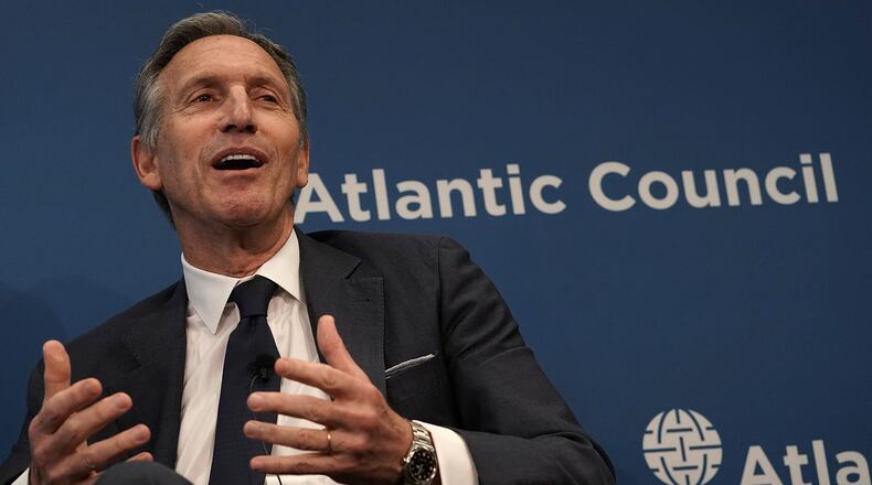 Former Starbucks CEO Howard Schultz in a 2018 file photo. Alex Wong/Getty Images