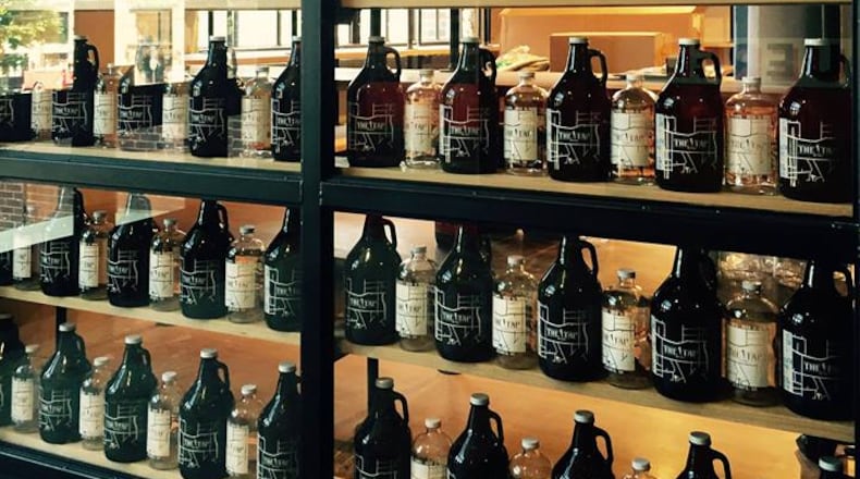 The Tap on Ponce growler selection. Credit: The Tap on Ponce.