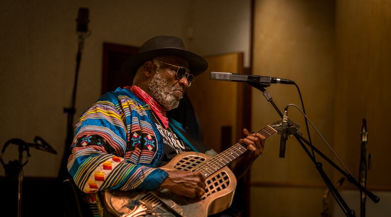 Blues legend and 2025 Grammy Lifetime Achievement Award winner Taj Mahal returns to Atlanta for a performance Thursday at Variety Playhouse. (Mike Coeyman)