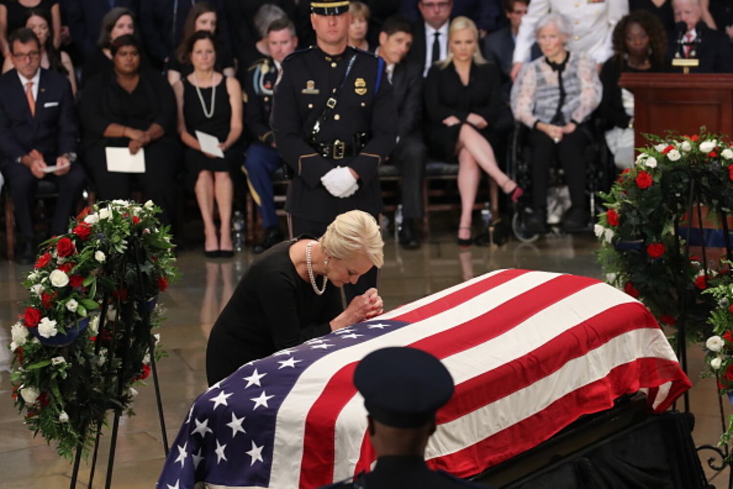 Photos: Sen. John McCain lies in state in U.S. Capitol Rotunda