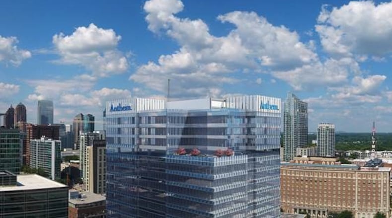 Developer Portman will develop a new 21-story office tower for health insurance giant Anthem at Technology Square in Midtown. SPECIAL