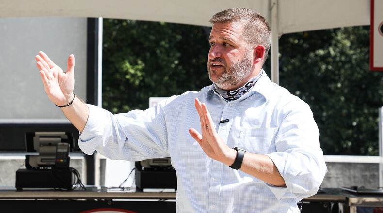 Georgia interim athletic director Josh Brooks.