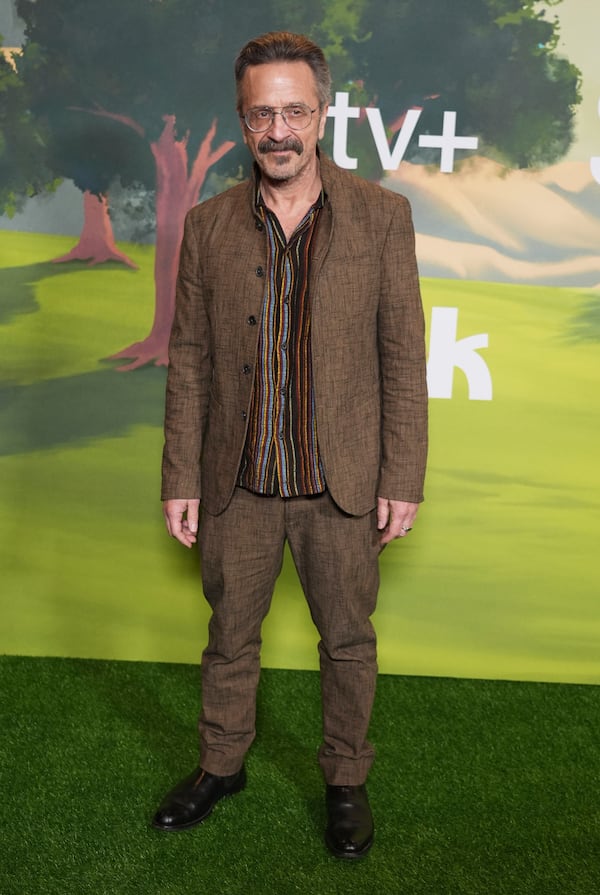 Marc Maron, a cast member in the Apple TV+ series "Stick," arrives at the premiere of "Stick" on Thursday, May 29, 2025, at AMC Century City 15 in Los Angeles. (AP Photo/Chris Pizzello)