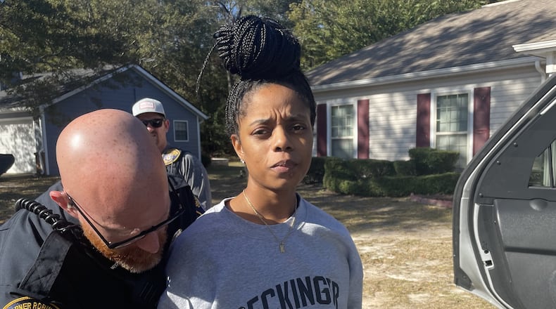 Kianna Davis is charged with murder in the death of a 2-year-old boy in Houston County. Photo credit: Houston County District Attorney's Office.