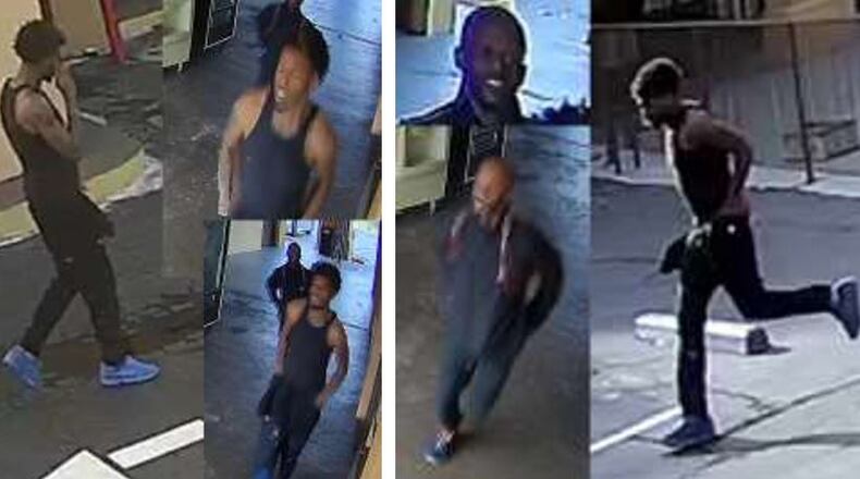 DeKalb police released these surveillance images of the two persons of interest.