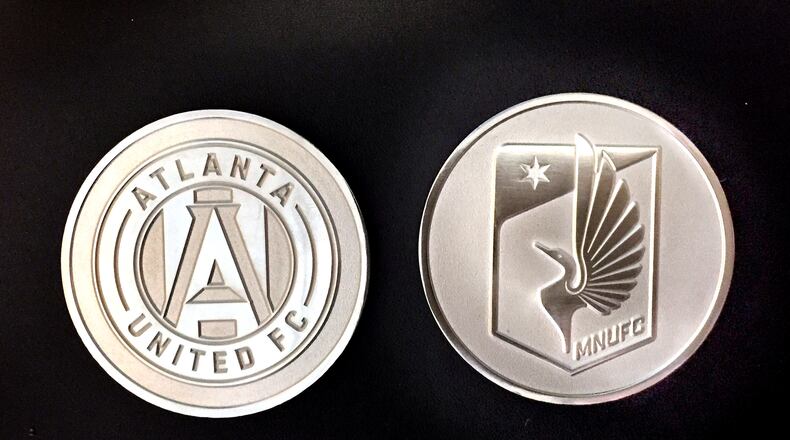 The coin that will be used on Sunday. (MLS)