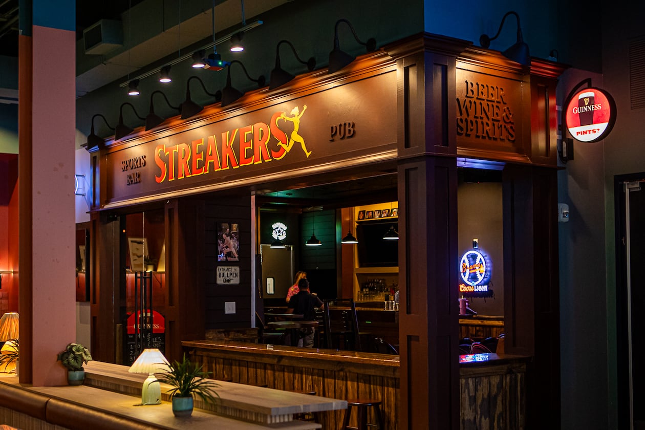 The slightly subversive sports bar Streakers Pub is now open at Politan Row in Dunwoody. (Courtesy of Streakers Sports Pub)