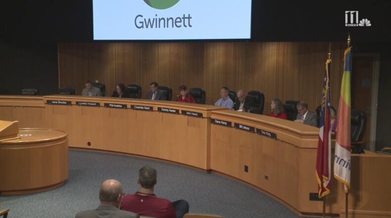 The Gwinnett Board of Commissioners have adopted a $1.82 billion budget for 2019. (AJC File)