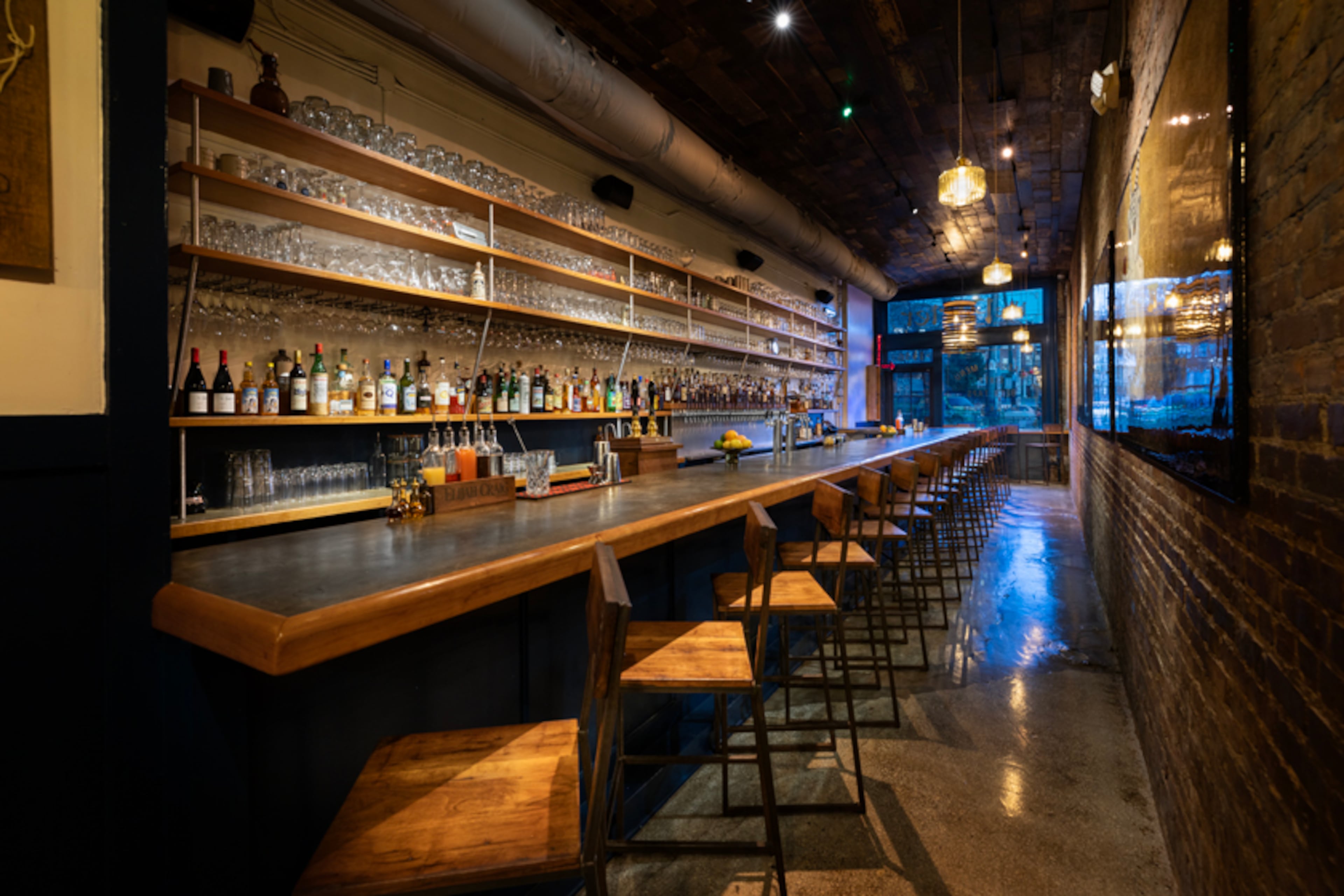 The front bar area at the Porter Beer Bar got a minor face-lift before reopening last year. (Courtesy of Porter Beer Bar)