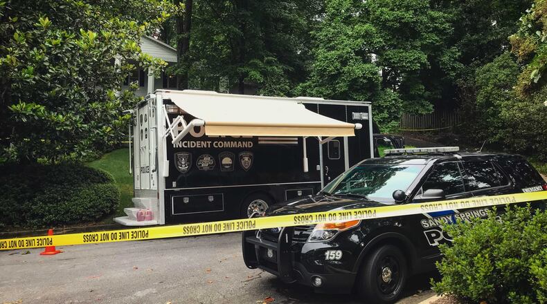 Police in Sandy Springs are investigating the death of a 71-year-old woman as a homicide. The victim's car is missing.