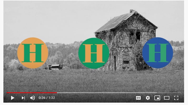 "History Cherokee" is the new, umbrella name for the Cherokee County Historical Society, the Rock Barn events center and the coming Cherokee History Center museum. Image is from a video announcing the name change.