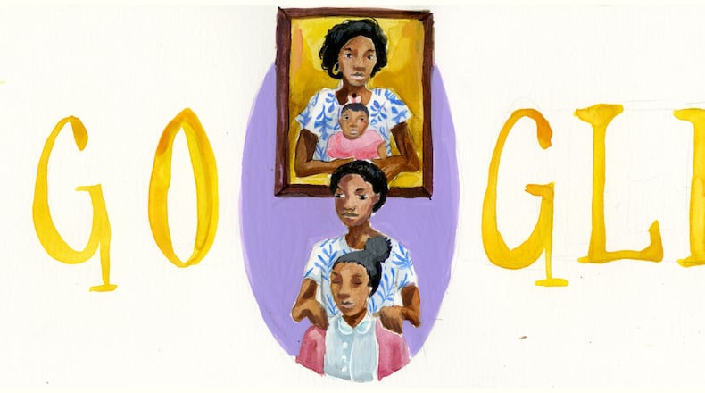 This is the design that made  Arantza Pena Popo Georgia’s winner in the annual Doodle 4 Google competition, a contest open to K-12 students to redesign the Google logo.