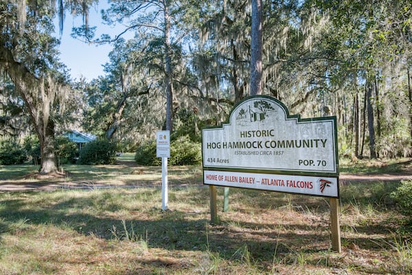 The Hog Hammock community, Sapelo Island, GA, on November 16, 2024. (Justin Taylor for The Atlanta Journal-Constitution)