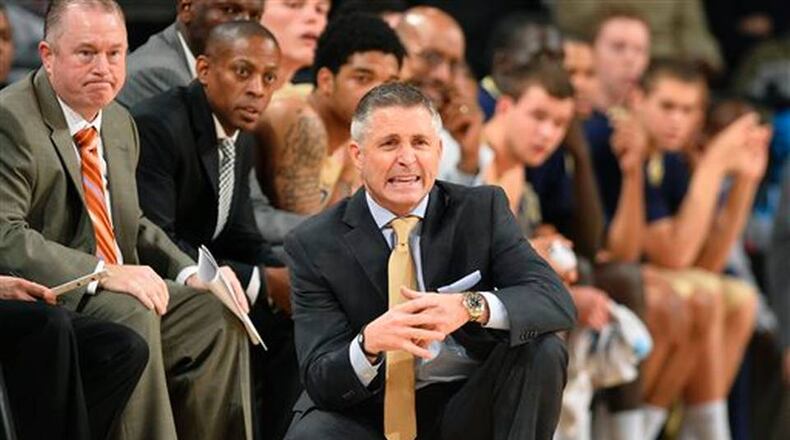 Georgia Tech coach Brian Gregory said that, in recruiting, he has already been asked questions about Tech’s cost-of-attendance stipend “and have seen some comparisons being done.” (ASSOCIATED PRESS)