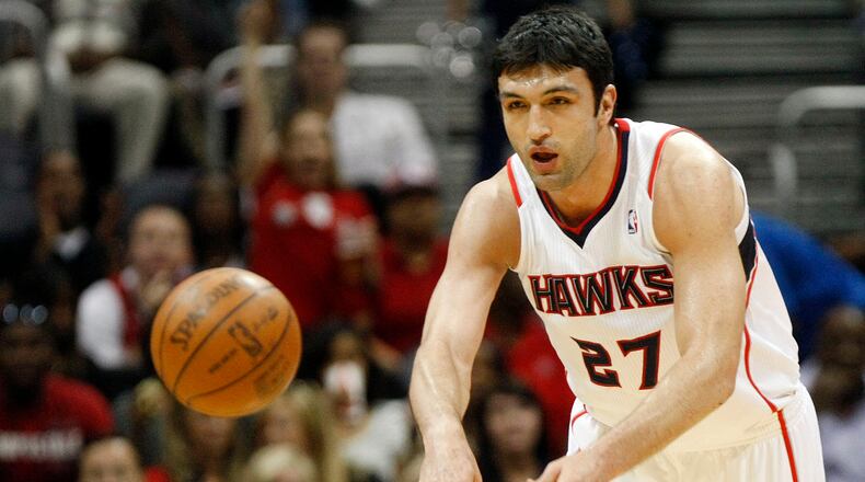 Hawks center Zaza Pachulia will miss his seventh straight game Friday.
