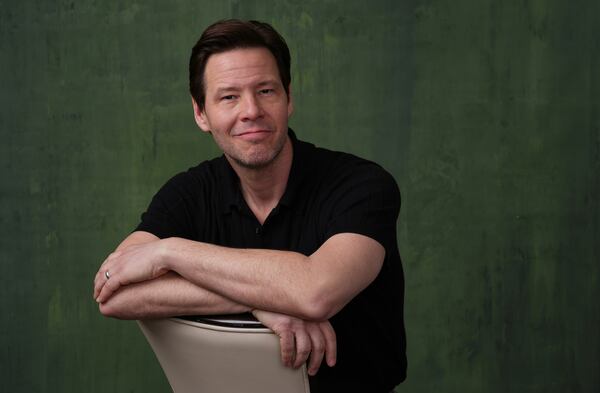 Ike Barinholtz, a cast member in the Apple TV+ series "The Studio," poses for a portrait on Thursday, March 20, 2025, in Los Angeles. (AP Photo/Chris Pizzello)