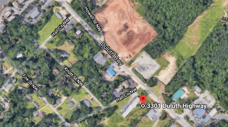 The eastbound lane of Ga. 120/Duluth Highway will be closed from Howell Street to 3301 Duluth Highway to install a new sewer line. (Google Maps)