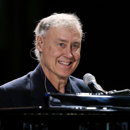 FILE - Musician Bruce Hornsby performs at the North American International Auto Show in Detroit on Jan. 14, 2013. (AP Photo/Paul Sancya, File)