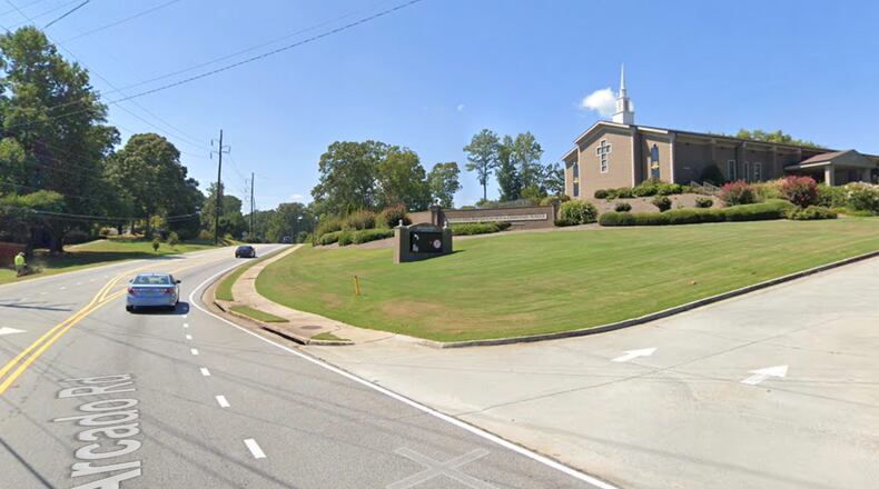 Lilburn will be installing a RedSpeed School Zone camera at Killian Hill Christian School. (Google Maps)