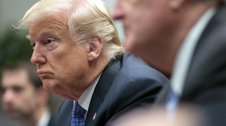 'Time' magazine's latest cover, the third installation of a three-part series from artist Tim O'Brien, depicts trouble in the the Donald Trump presidency.