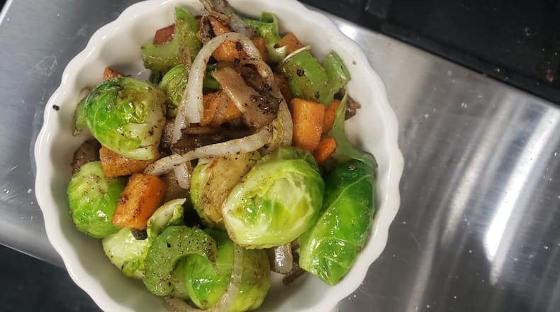 Brussels sprouts from the menu of The Harp.