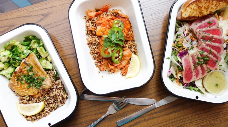 Dishes from the menu of Brown Bag Seafood Co./ Courtesy of Brown Bag Seafood Co.