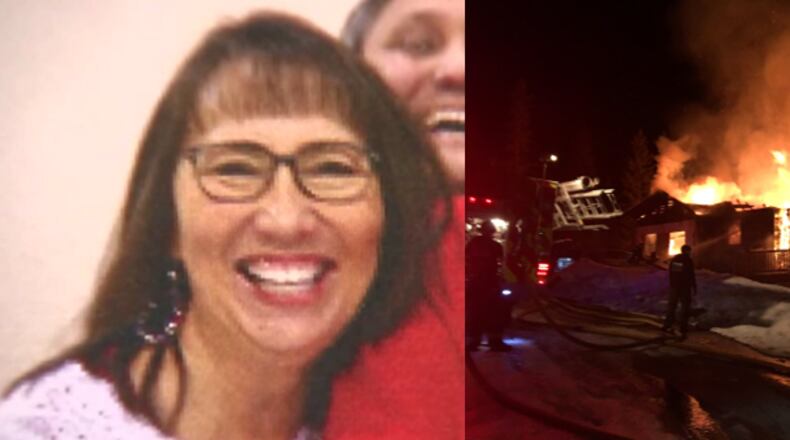Ann McLean (left) was killed when her house in Colorado exploded early Sunday.