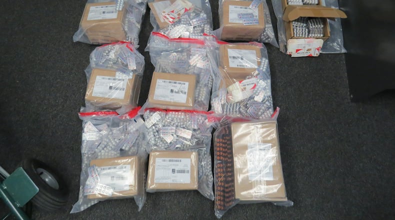 More than 23,000 prescription pills, mostly synthetic opioids were, uncovered by Marietta police and federal agents.